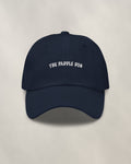 The Members Cap - Navy, front: the wordmark embroidered in white, 6 cm