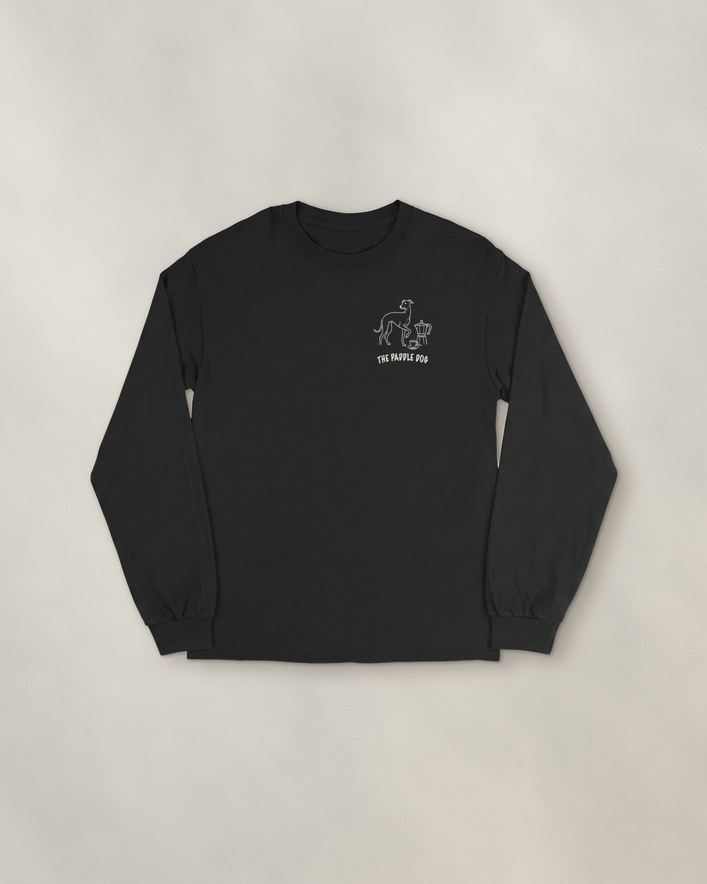 Milano Chapter Long Sleeve - Black, front: the Milano crest on the left chest, 9 cm