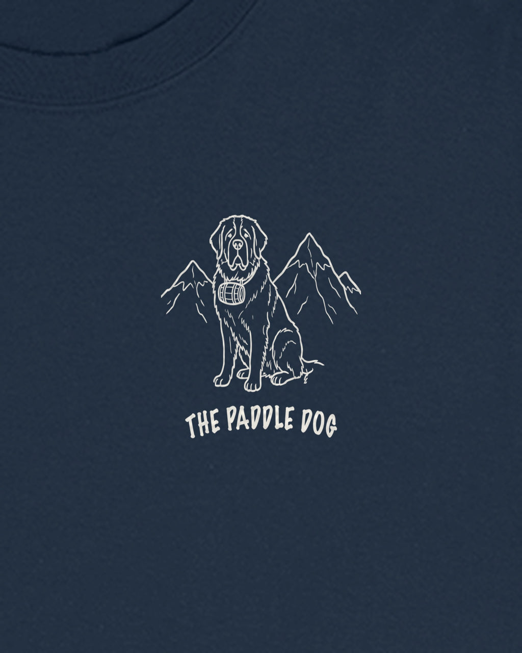 St Moritz Chapter Long Sleeve - Navy, close-up of the St Moritz crest on the chest