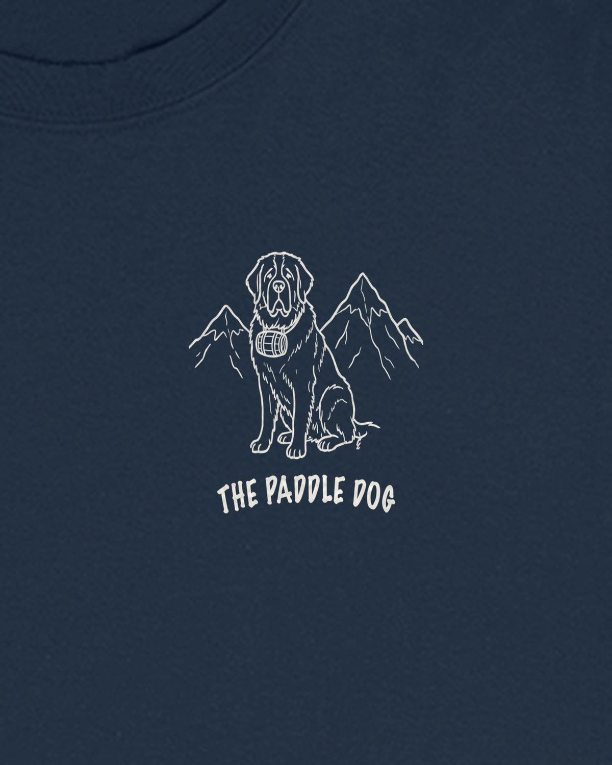 St Moritz Chapter Long Sleeve - Navy, close-up of the St Moritz crest on the chest