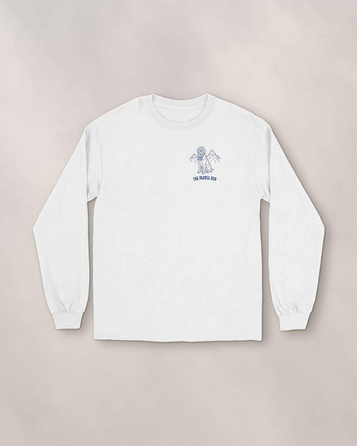 St Moritz Chapter Long Sleeve - White, front: the St Moritz crest on the left chest, 9 cm